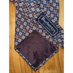 Burberrys London Necktie‎ Men Business Wedding Resort Geometric USA Money